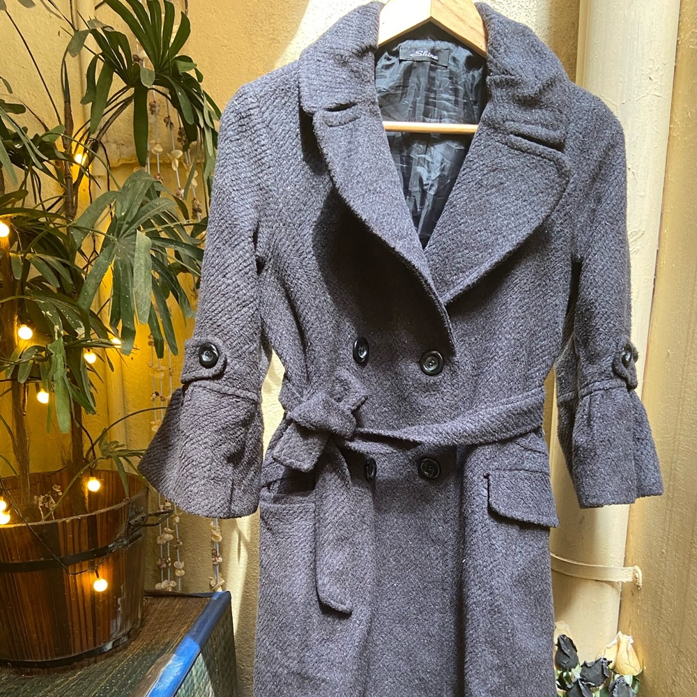 Casual Belted Capris Coat. Size - M - Picture 4 of 15